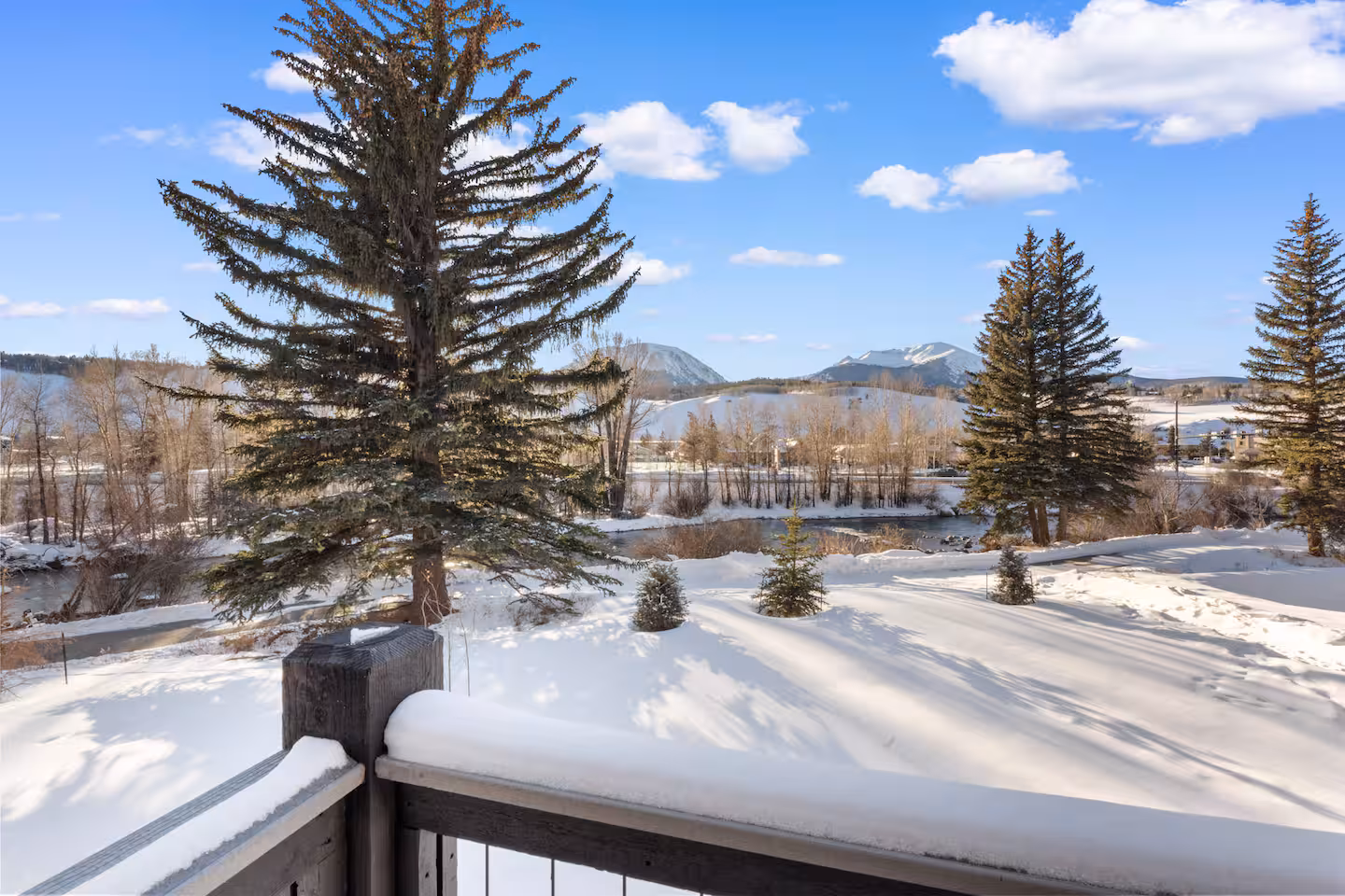 Winter view from the balcony
