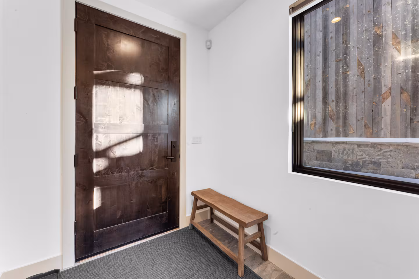 Entryway with gear bench