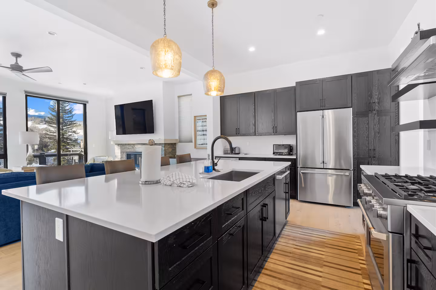 Gourmet kitchen island